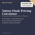 Tattoo Flash Pricing Calculator cover