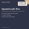 QuoteCraft Pro cover