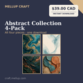 Abstract Collection 4-Pack wall art