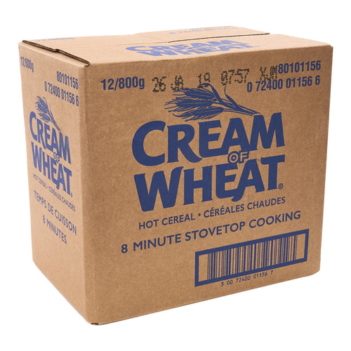 Cereal Cream Of Wheat - 12 x 800 g - Nabisco - Restaurant and Foodservice Ingredients - Canadian Distribution - Ships Free Within Canada on Orders Above CAD $199